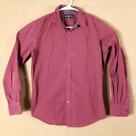 BEVERLY HILLS Polo Club Button Down Shirt Men's Casual long sleeve collared Smal - Picture 1 of 8